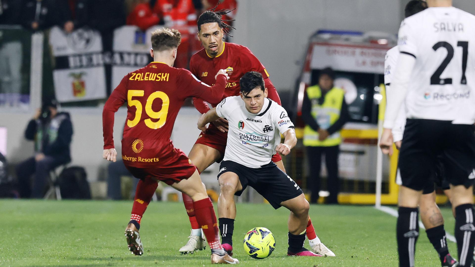 SPEZIA-ROMA 0-2: highlights