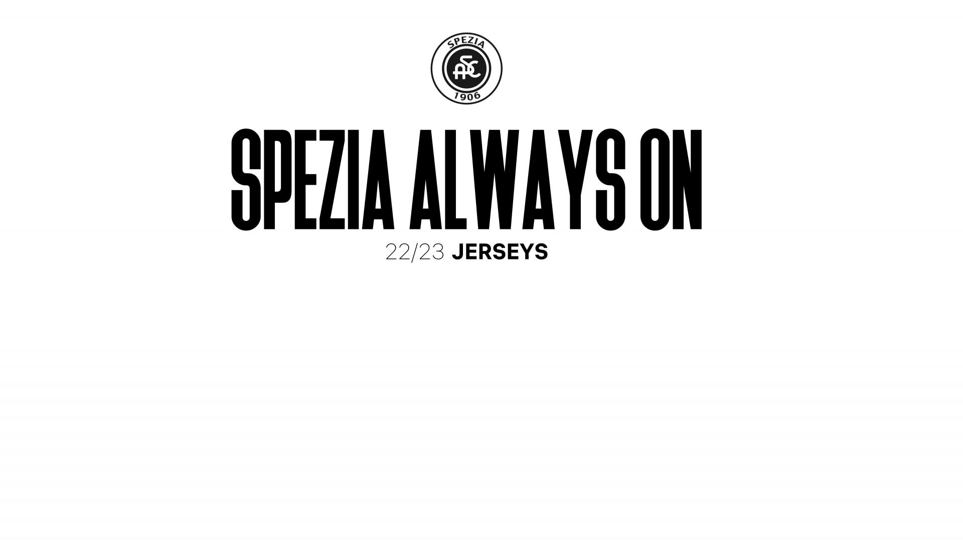 Spezia Always On – Home and away uniforms 2022/2023 by Acerbis